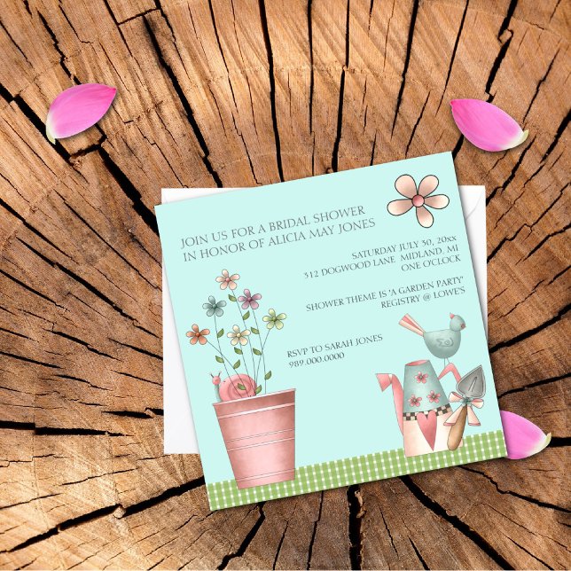 Bridal Shower Invitations or Garden Party Event (Creator Uploaded)