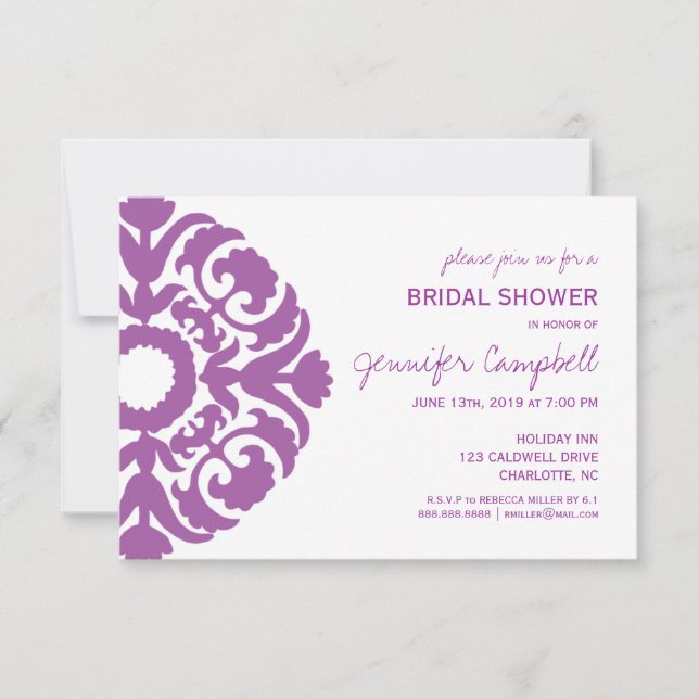 Bridal Shower Invite | Adorned (Front)