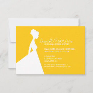 Bridal Shower Invite | Bride Dark Gold