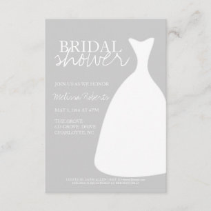 Bridal Shower Invite   Silhouette