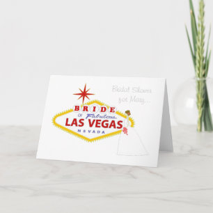 Bridal Shower Las Vegas Card