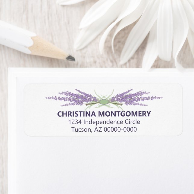 Bridal Shower Lavender Flower Herb Bundles Custom (Insitu)