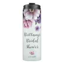 Bridal Shower Lavender & Green Floral