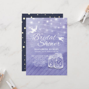 Bridal Shower Mason Jars String Lights I Invitation