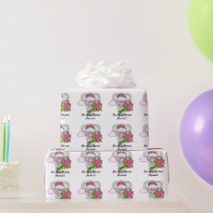 Bridal Shower Mouse wrapping paper