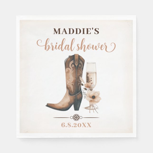Bridal shower napkins (Front)