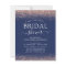 Bridal Shower Navy Blue Pink Glitter Invitation