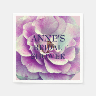 Bridal Shower Paper Napkins Rose