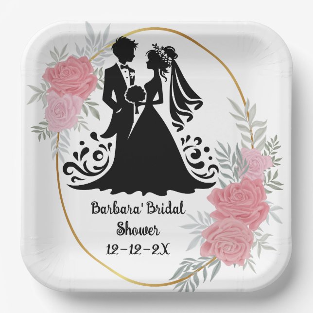 Bridal Shower  Paper Plate (Front)