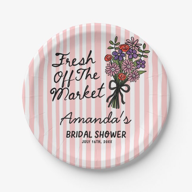 Bridal Shower Paper Plates (Front)