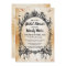Bridal Shower Party Gothic Frame Halloween Invite