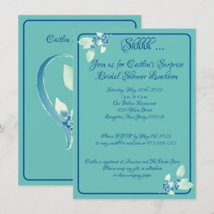 Bridal Shower, Pastel Green Watercolor Invitation