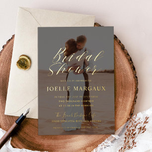 Bridal Shower Photo Engagement Party Gold