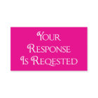 Bridal Shower Pink RSVP QR Code Response Card