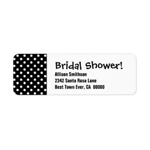 Bridal Shower Polka Dot Theme Template