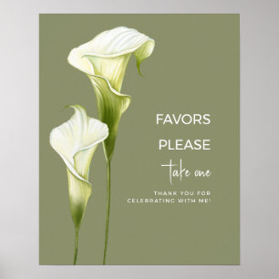 Bridal shower Poster Favours.