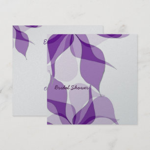 Bridal Shower Purple Passion Invitation