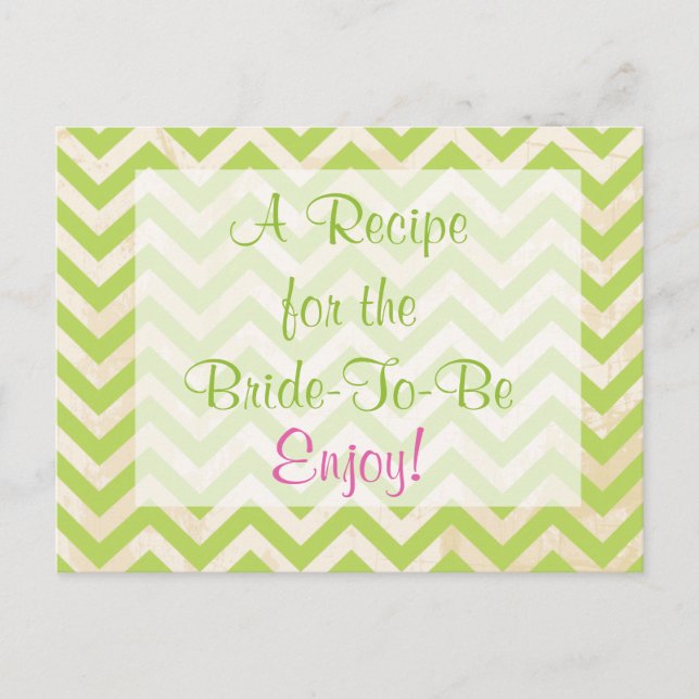 Bridal Shower Recipe Card (Front)