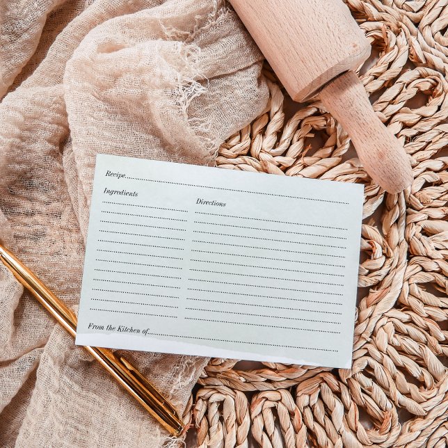 Bridal Shower Recipe Cute Floral Wreath Watercolor (Creator Uploaded)