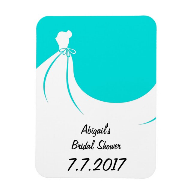 Bridal Shower Reminder or Keepsake Magnet (Vertical)
