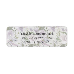 Bridal Shower Return Address Labels Invitations