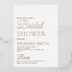 Bridal Shower Rose Gold