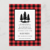 BRIDAL SHOWER | Rustic Tree Buffalo Checks