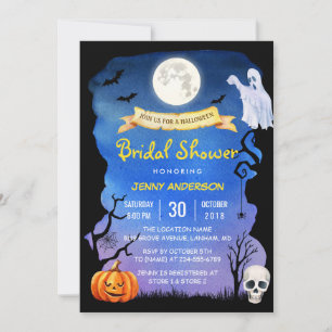 Bridal Shower Spooktacular Halloween Party Invitation