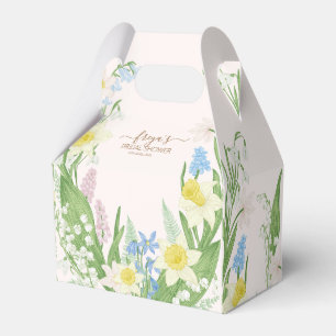 Bridal Shower Spring Blooms Favour Box