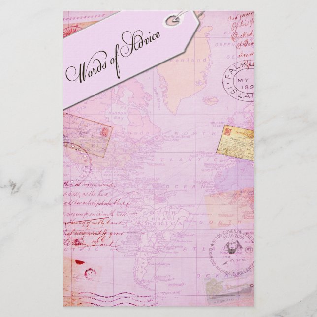 Bridal Shower Stationery (Front)