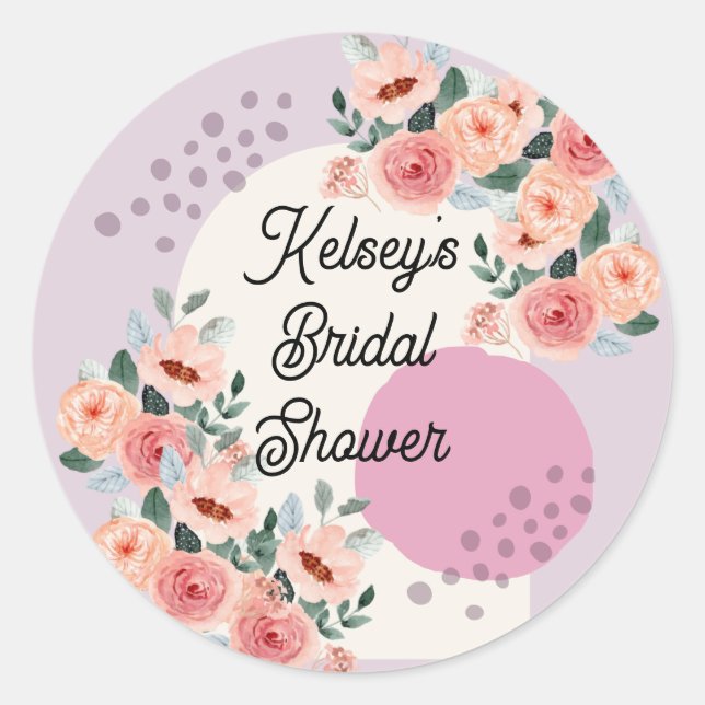 Bridal Shower Sticker (Front)