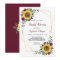 Bridal Shower Sunflowers Geometric Floral