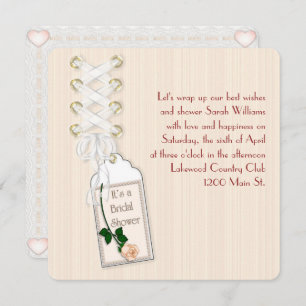 Bridal Shower tag Invitation