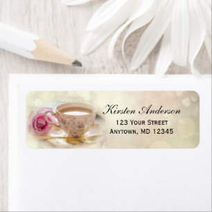 Bridal Shower Tea Custom Return Address