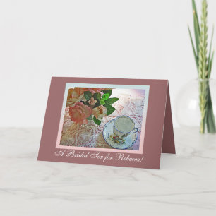 Bridal Shower Tea Invitation