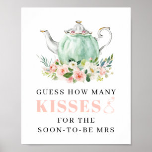 Bridal Shower Tea Party Favour Sign