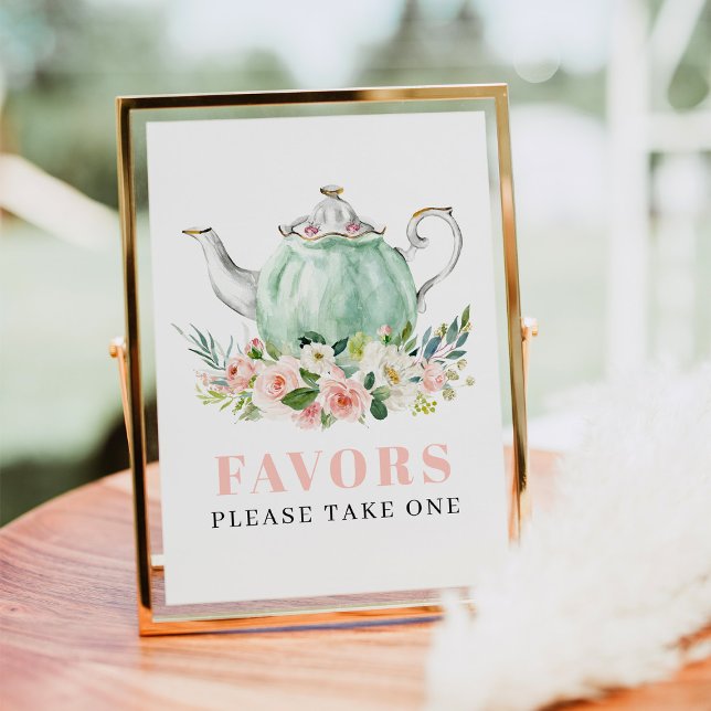 Bridal Shower Tea Party Favour Sign (Creator Uploaded)