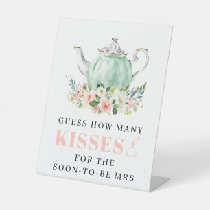 Bridal Shower Tea Party Favour Sign