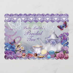 Bridal Shower Tea Party Invitation