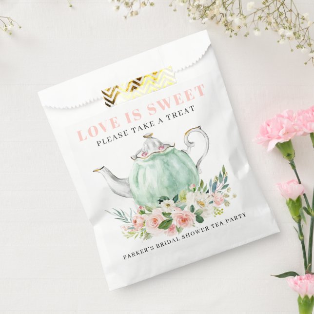 Bridal Shower Tea Party Love is Sweet Favour Bag (Sealed)