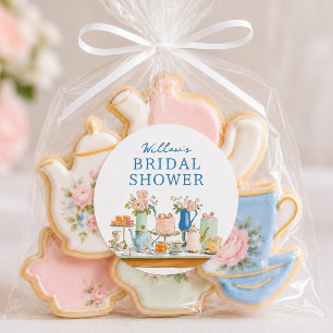 Bridal Shower Tea Party Stickers