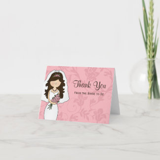Bridal Shower Thank You Card