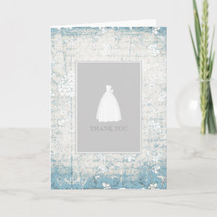 Bridal Shower Thank You Cards {Blue}