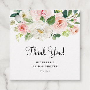 Bridal Shower Thank You Favour Tags
