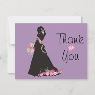 Bridal Shower Thank You Floral Card