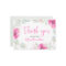 Bridal Shower Thank You Pink Botanical Floral