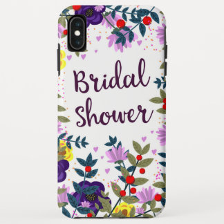 Bridal Shower Vintage Flowers iPhone XS Max Case