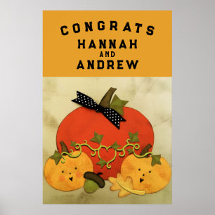 Bridal Shower Wedding Congrats Poster