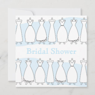 Bridal Shower Wedding Dress Invitation
