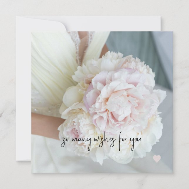 Bridal Shower/Wedding Flat Greeting Card (Front)